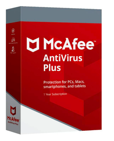 MCAFEE Antivirus 3 PC - 3 AÑOS